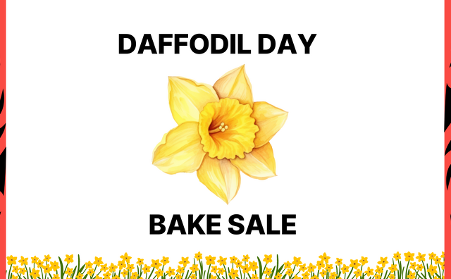 Our Daffodil Day Bake Sale 